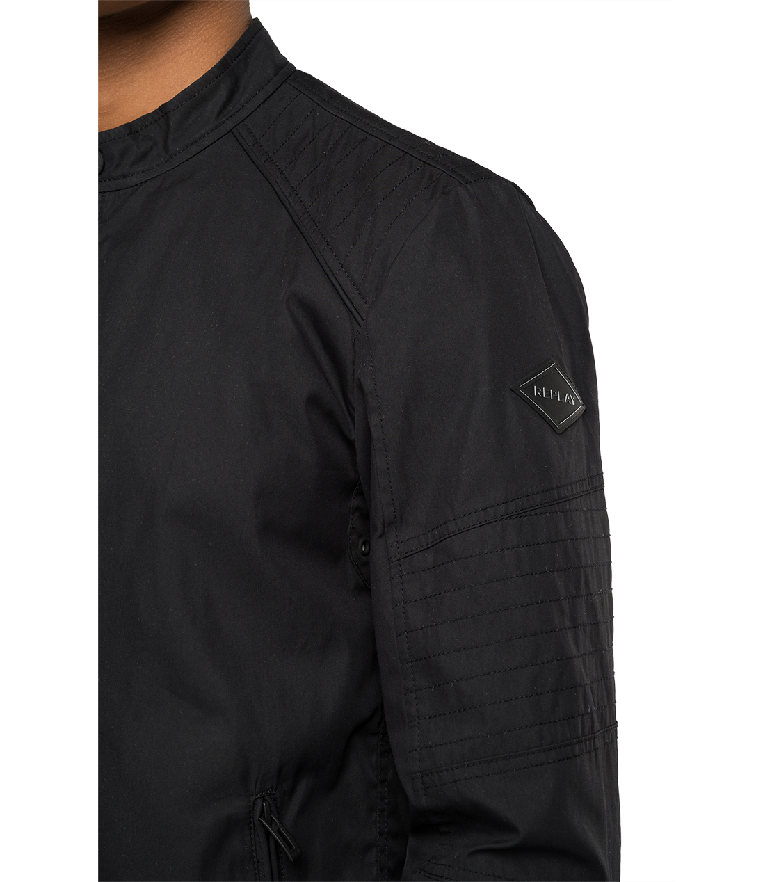 コットンナイロンワックスドツイルジャケット 詳細画像 ブラック 6